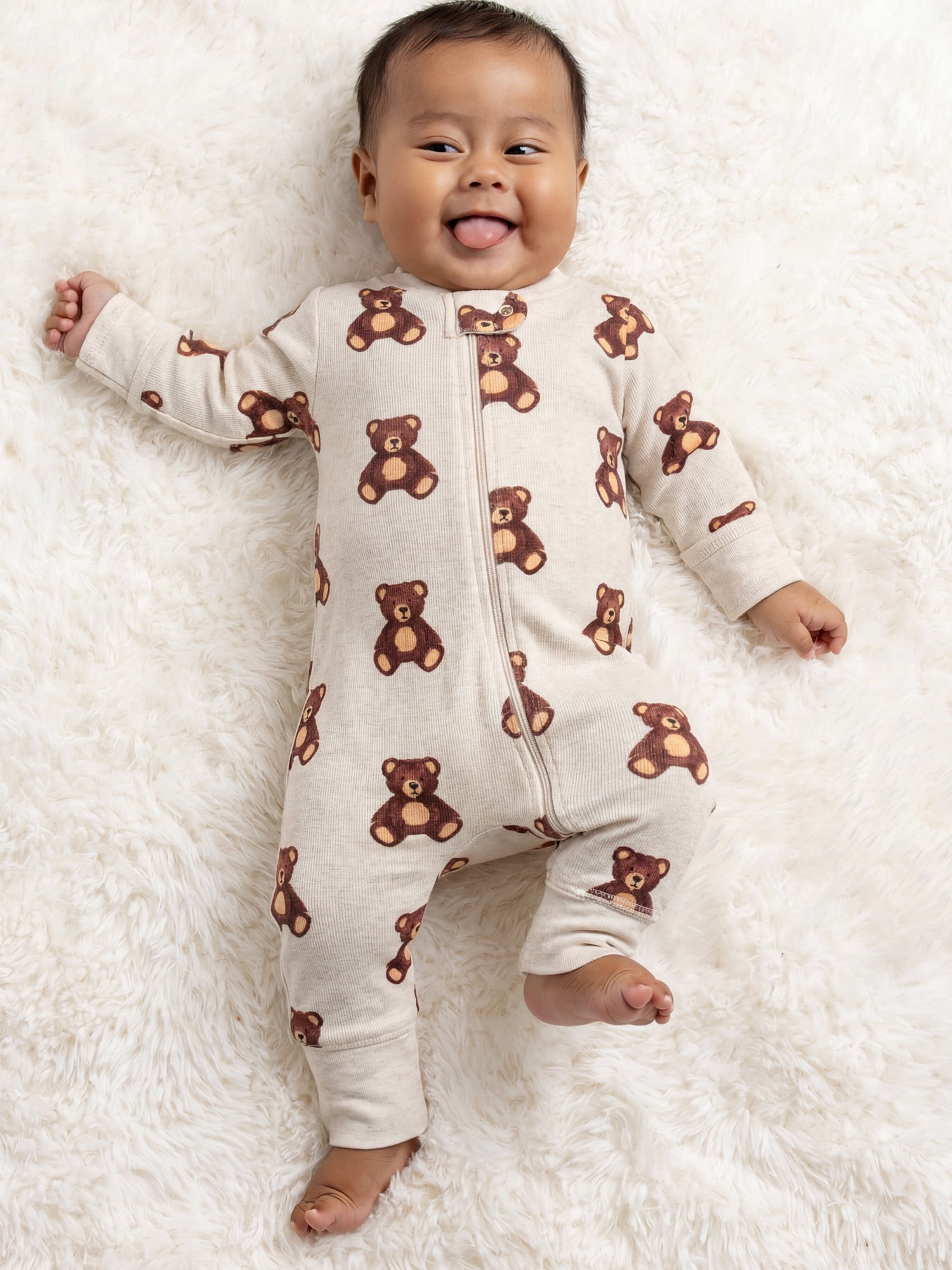 M+A by Monica + Andy, Organic Cotton One-Piece Coverall, Sizes Newborn - 18-24 Months