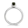 thumbnail image 2 of Bague en Argent Sterling Stackable Expressions Onyx Polie Taille 7, 2 of 3