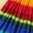 thumbnail image 6 of SYNPOS Girls Bohemian Dresses Floral Sleeveless Rainbow Beach Sundress 2-10 Years, 6 of 8