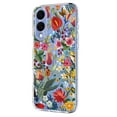 thumbnail image 5 of Compatible with Samsung Galaxy S25 Edge Case Clear with Flower Design, Cute Soft Silicone TPU Floral Aesthetic Women Girls Transparent Protective Shockproof Anti-Scratch Anti-Yellow Phone Cover, D, 5 of 9