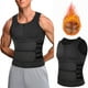 thumbnail image 1 of Chaleco deportivo de neopreno moldeador de cuerpo con doble cinturón para hombre, talla europea y americana, 1 of 5