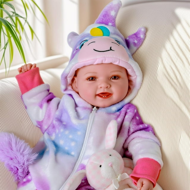 Muñeca BABESIDE Realistic Soft Body de 43 cm con accesorios
