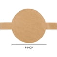 thumbnail image 4 of Juvale Unbleached Baking Parchment Paper Rounds with Easy Lift Tabs (9 in, 100 Sheets), 4 of 9