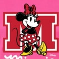 thumbnail image 3 of Disney - Minnie Mouse - Large Collegiate M - Juniors Fitted Graphic T-Shirt, 3 of 5