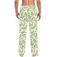 thumbnail image 4 of FORMRS Mens Pajama Pants with Pockets Sleepwear Lounge Bottoms Sizes S-2XL, Olive Leaf, 4 of 7