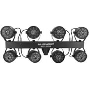 MUSYSIC MU‑L53GG Professional 8‑Par RGB LED DJ Lighting System – DMX, Auto, Sound Modes, Tripod Stand, Remote Control, Stage and Uplighting