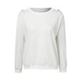 thumbnail image 4 of Women Blouses Womens Oversized Hoodie Yoga Hoodie Long Athletic Jacket Petite Zip Sweaters Knit Pullovers for Women Teen Hoodies Sweat Shirts Teenager Girls Quarter Zip Thumb Holes Womens White XL, 4 of 7
