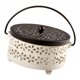 thumbnail image 4 of Porta carrete es de Porta anti s Olla de metal Portacarrete de metal con asa y tapa Tapa Bronce + Caja Blanca Lechosa Baoblaze Contenedor de soporte de bobina de mosquito, 4 of 8