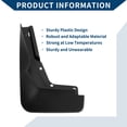 thumbnail image 4 of Guardabarros de barro únicos con accesorios de montaje para Mercedes-Benz GLS sin pedal 2019-2020, guardabarros delanteros y traseros, 1 juego, 4 of 6