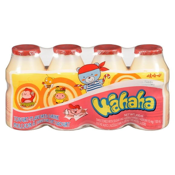Wahaha Yogurt Drink Original Flavor, 4 x 100 mL