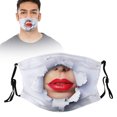 thumbnail image 1 of Riforla Halloween/Cosplay Funny Face Mask - Reusable for Cycling/Parties Face mask C, 1 of 5