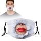 thumbnail image 2 of 3D Funny Face Impreso Mascarada para Fiestas Halloween Cosplay Ciclismo, 2 of 5