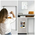 thumbnail image 4 of Lockable Notice Board 36"x24" Tamperproof Enclosed Display Board Whiteboard Cabinet for Wall Outdoor Use for Home Office Library, Community, Corridor, Wall-Mounted, Sliver Aluminium Framed, 4 of 8