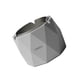 thumbnail image 3 of Cenicero geométrico Rhombus Soporte para cenicero de hormigón Contenedor de almacenamiento a prueba de viento Artesanía hecha a mano, forro de acero inoxidable kenally HA006486-02B, 3 of 7