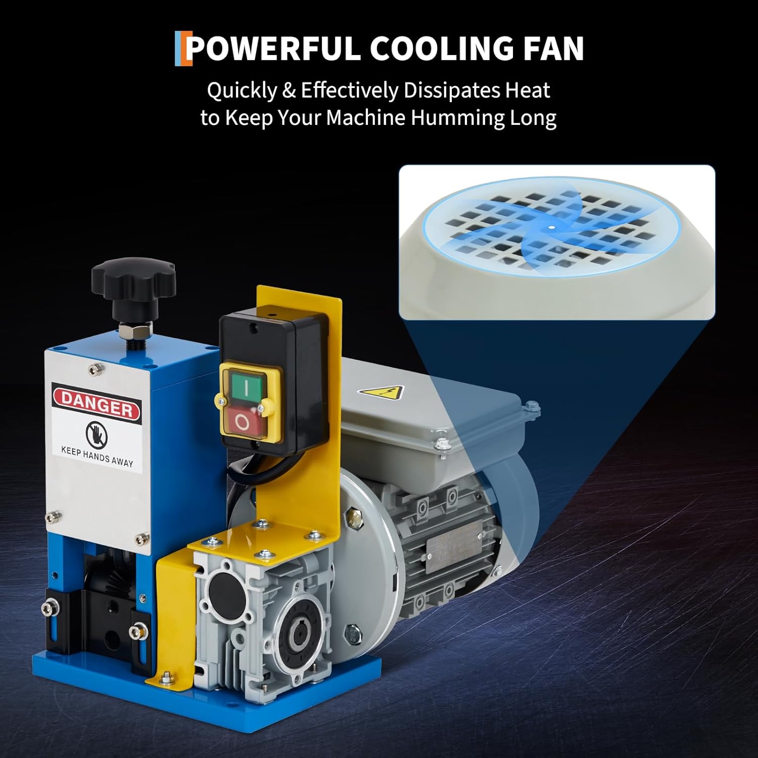 Electric Wire Stripper Machine 1.5-25mm, Aluminum Alloy Wire Stripping Machine for Copper Recycling, Single Channel Cable Stripper