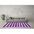 thumbnail image 3 of Ahgly Company Indoor Rectangle Abstract Purple Modern Area Rugs, 8' x 12', 3 of 4