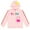 Pink, variant on Peppa Pig Toddler Girls Fleece Zip Up Hoodie Pink 2T