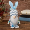 thumbnail image 3 of Fiudx Adorno de Conejito de Pascua, Muñeco Enano Sin Rostro, Decoración Colorida para El Hogar, Perfecto para Pascua, Fiestas, Bodas y Decoración de Oficina. Tamaño 11 X 29 Cm, Ideal para Fiestas de, 3 of 4