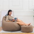 thumbnail image 5 of ALING Housse de Fauteuil Poire Housse de Canapé Sofa Intérieur de Repos pour Adultes Enfants Seulement Housse de Fauteuil Poire Housse de Meuble Canapé (Remplissage Non Inclus), 5 of 5