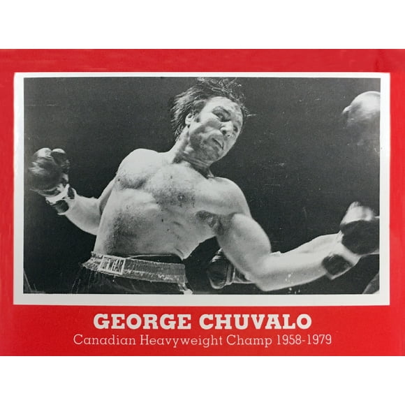 George Chuvalo Carte de Boxe – Légende des Poids Lourds Canadiens Objet de Collection (3,5 Pouces x 2,5 Pouces)