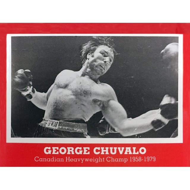 George Chuvalo Boxing Card – Canadian Heavyweight Legend Collectible (3.5" x 2.5")