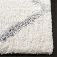 thumbnail image 3 of Parma Lyssa Geometric Shag Area Rug by Chateau Lyon Runner Rug, Cream/Grey, 2'3" x 7', 3 of 7