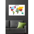 thumbnail image 4 of Map - World 2022 Wall Poster, 22.375" x 34", 4 of 4