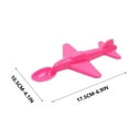 thumbnail image 2 of Ycandiee Kids' Airplane Spoon, Airplane Creative Home Small Airplane Shape Spoon, Portable Tableware, Plastic Small Airplane Spoon, Fashion Kitchen Tableware, 2 of 3