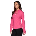 thumbnail image 3 of RBX Active Women's Mock Neck Lightweight Yoga Running Jacket With Zipper Pockets, 3 of 5