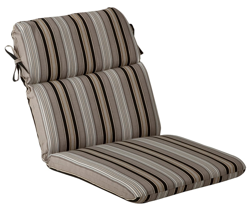 Outdoor Patio Furniture High Back Chair Cushion Black