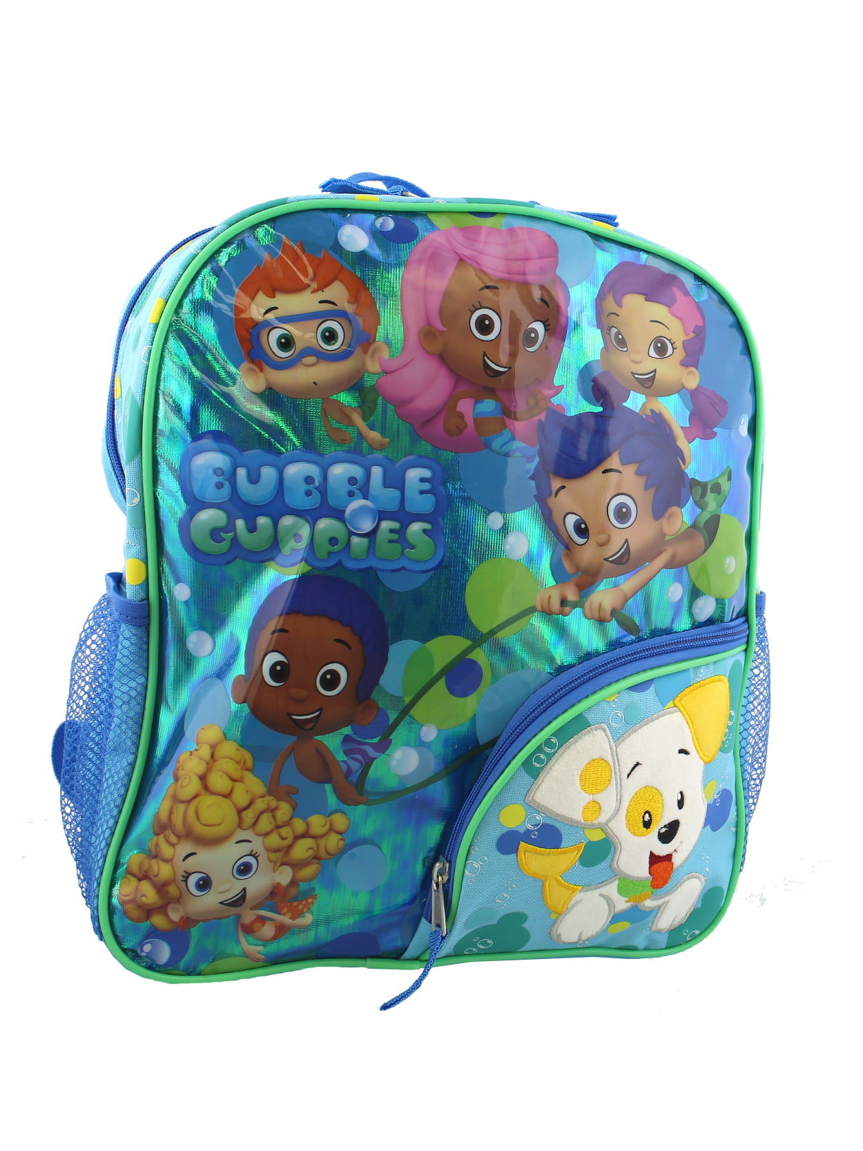 Details about  / Bubble Guppies Puppy Plush Backpack Medium 14/" inches backdrop