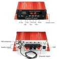 thumbnail image 4 of 2x Amplificador de 2 canales Amplificador Amp para altavoces de coche x 2 receptor de potencia de sonido cc 12V, 4 of 9