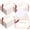 Red, variant on 600 Pcs Mini Gift Card Envelopes Holiday Card Sleeves Gift Holder Small Envelopes Bulk for Note Mailing Office Wedding Birthday Party, 3.69 x 2.69 in(Red,Bow)