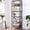 Rustic Brown2, variant on HOMISSUE Tall Bookshelf, 84 Inch  Bookshelf with Metal Frame and Open Shelves, 7 Tier Metal Bookshelves and Bookcases, Rustic Tall Book Shelf for Office, Living Room and Bedroom, Black