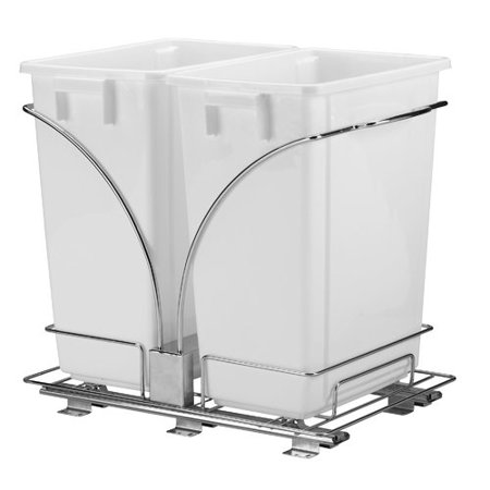 Household Essentials Double Pull Out Trash Can, 9-Gallon ...