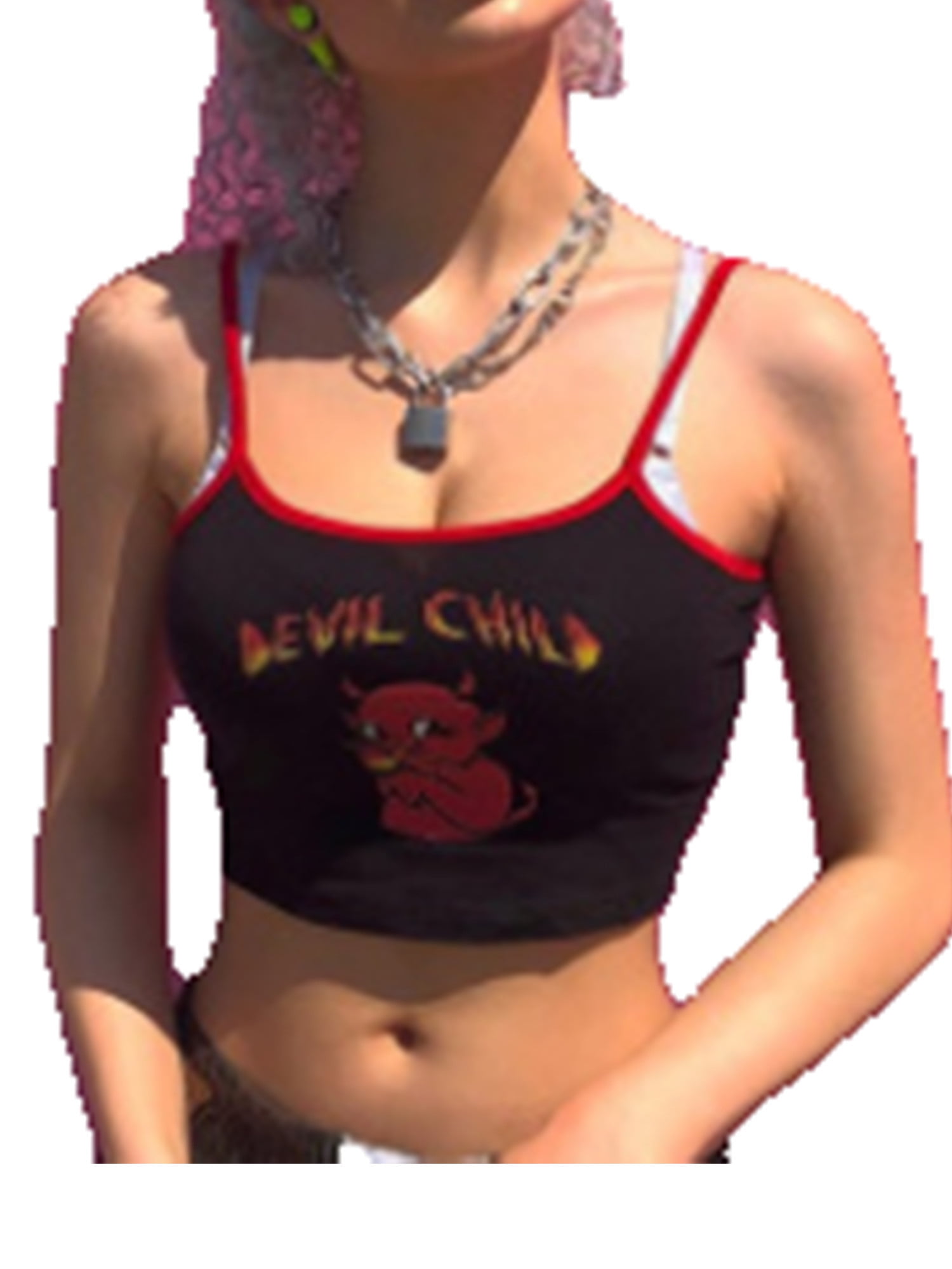 Women's Spaghetti Strap Crop Top 