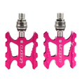 thumbnail image 1 of Pedales de liberación rápida de bicicleta resistente ligeros 1 par de pedales de de bicicleta para ciclismo de montaña - Rojo roja Baoblaze Pedal de bicicleta ligero, 1 of 8