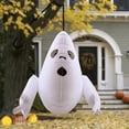 thumbnail image 4 of TIELUTT 70CM Halloween White Fear Outdoor Halloween Festive Toys Fear Inflatable Ornaments Xmas Halloween Inflatable Fort Inflatable Pool Slide Waving Inflatable Inflatable Roster Jousting Set Inflat, 4 of 8