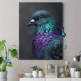 thumbnail image 4 of Vibrant Bird Portrait Canvas Print Apartment Wall Art, 4 of 8