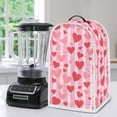 thumbnail image 5 of HELLHERO Striped Heart Dust Cover for Kitchen Counter Protective Lightweight Kitchen Blender Dust Covers, 5 of 6