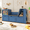 Blue, variant on Vortin T 67" Kids Bookshelf Toy Storage Organizer, Reading Nook with Backrest, 3 Large Swivel Drawers, Dedicated Stuffed Animal Zoo for Bedroom, Playroom, Classroom, Pink