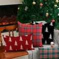 thumbnail image 6 of Christmas Pillow Covers 12x20 inch Christmas Tree Decorative Red Throw Pillow Covers Winter Famliy Decoration for Home Couch 040, 6 of 6