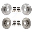 thumbnail image 1 of Transit Auto Front Rear Disc Brake Rotors and Ceramic Pads Kit for Car Chevrolet Camaro Without Brembo Calipers K8T-103084, 1 of 11