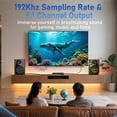 thumbnail image 4 of KSRplayer Extractor de Audio HDMI eARC/ARC con Convertidor Digital a Analógico – Salida Óptica, L/R y Estéreo de 3.5mm para HDTV, Barra de Sonido, Amplificador, Altavoz, Audífonos, 4 of 14