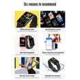 thumbnail image 4 of P57 pulsera inteligente reloj deportivo 1,57 ``TFT pantalla táctil completa Monitor de salud modo de Meterk Silver, 4 of 7
