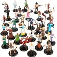 thumbnail image 2 of 1" Hex Townsfolk Mini Fantasy Figures Set - 32 Unique Non Player Characters NPC - Nobility, Merchants, Peasants, Entertainers, Compatible w DND Dungeons Dragons Pathfinder RPG Games, 2 of 5