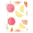 thumbnail image 7 of FORMRS 1-Subject Spiral Notebook 8" x 5" College Ruled 60 Refillable Sheet, 2 Pack, White Grapefruit Slices, 7 of 7