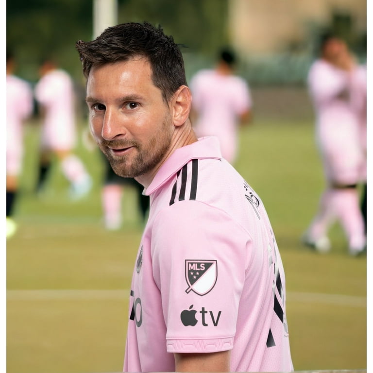 Men's  Messi #10 Inter Miami FC 2023/24 Home Futbol Sports Soccer Jersey &  Short Pink 
