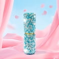 thumbnail image 4 of FSTDelivery Portable 10ml Perfume Spray Bottle Sample Vials, Shiny Rhinestone Cosmetic Bottle Mini Perfume Spray Dispensers, Vials Refillable Sprayer Makeup Tool for Travel Carrying, Sky Blue, 4 of 5