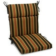 thumbnail image 1 of 20-inch by 42-inch Spun Polyester Outdoor Squared Seat/Back Chair Cushion - Lyndhurst Raven, 1 of 4
